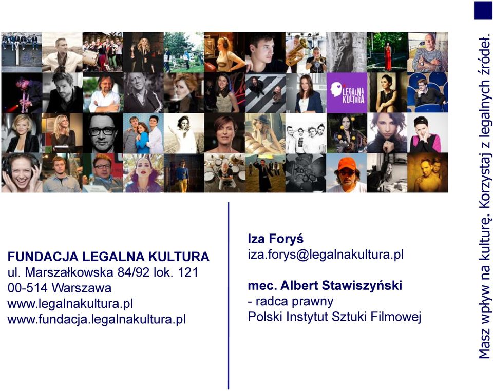 legalnakultura.pl Iza Foryś iza.forys@legalnakultura.