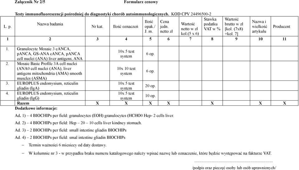 Mosaic Basic Profile 3A cell nuclei (ANA0 cell nuclei (ANA), liver antigens mitochondria (AMA) smooth muscles (ASMA) 3. EUROPLUS endomysium, reticulin gliadin (IgA) 4.