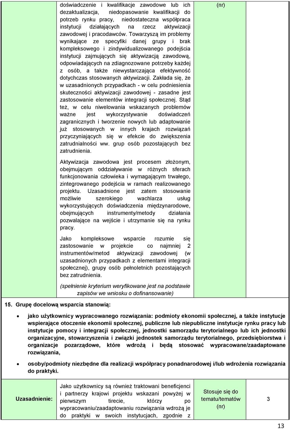 Towarzyszą im problemy wynikające ze specyfiki danej grupy i brak kompleksowego i zindywidualizowanego podejścia instytucji zajmujących się aktywizacją zawodową, odpowiadających na zdiagnozowane