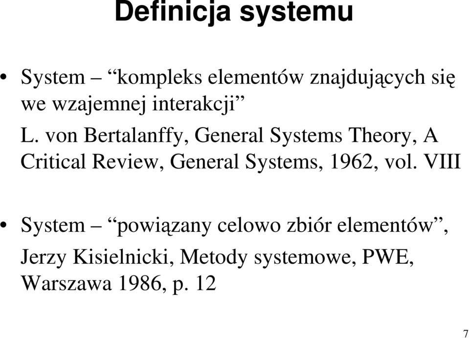 von Bertalanffy, General Systems Theory, A Critical Review, General