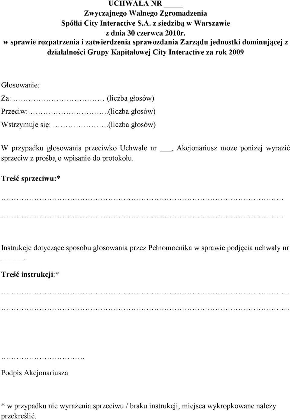 jednostki dominującej z działalności