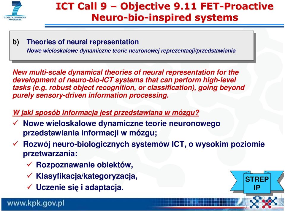 -level tasks (e.g. robust object recognton, or classfcaton), gong beyond purely sensory-drven nformaton processng. W jak sposób b nformacja jest przedstawana w mózgu?