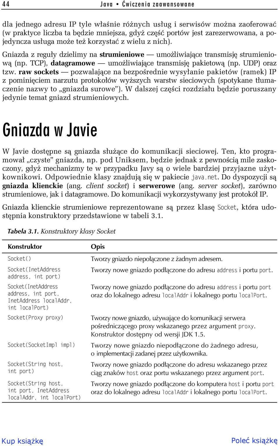 raw sockets pozwalaj ce na bezpo rednie wysy anie pakietów (ramek) IP z pomini ciem narzutu protoko ów wy szych warstw sieciowych (spotykane t umaczenie nazwy to gniazda surowe ).