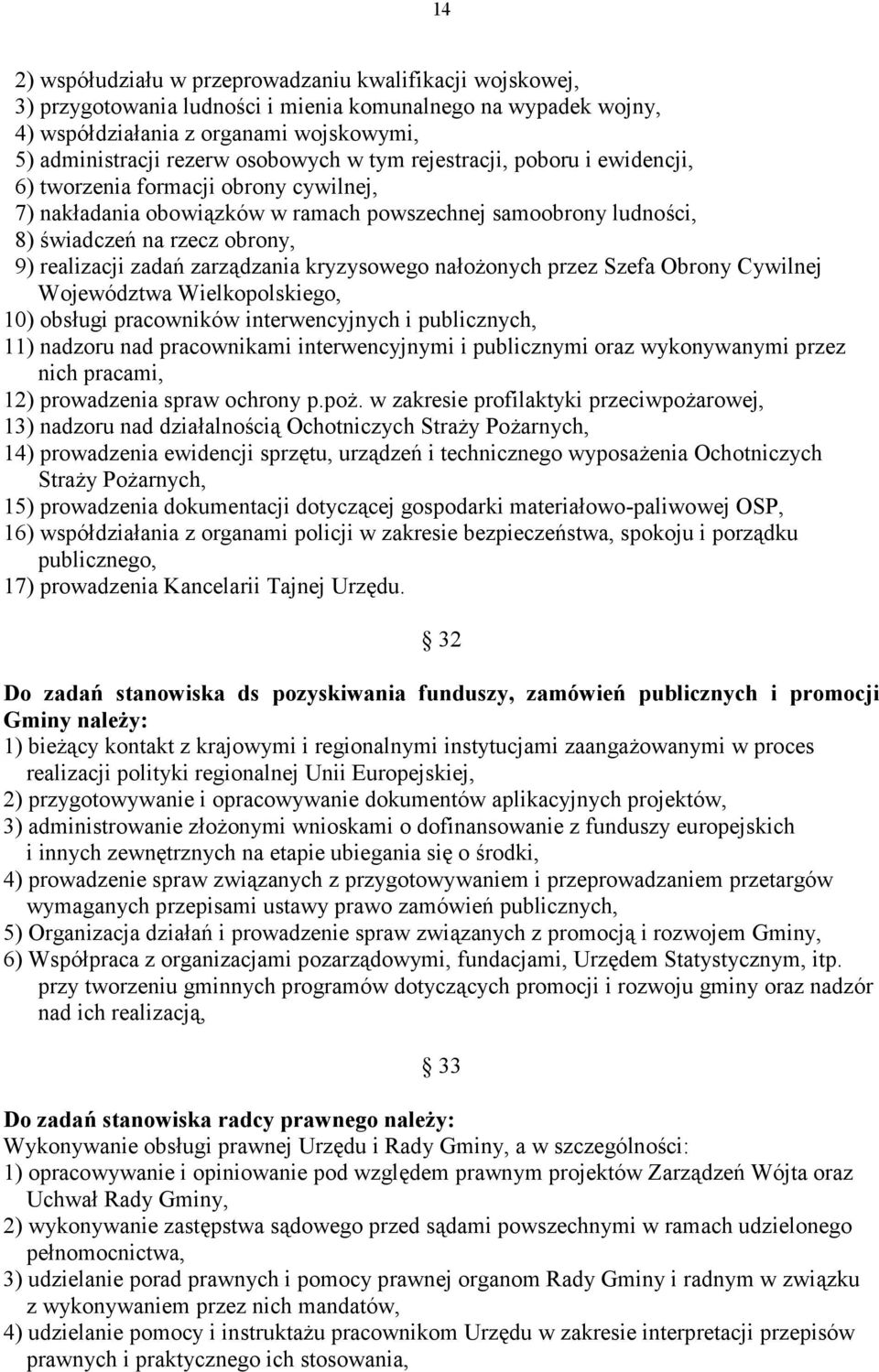 o2onych przez Szefa Obrony Cywilnej Województwa Wielkopolskiego, 10) obs.