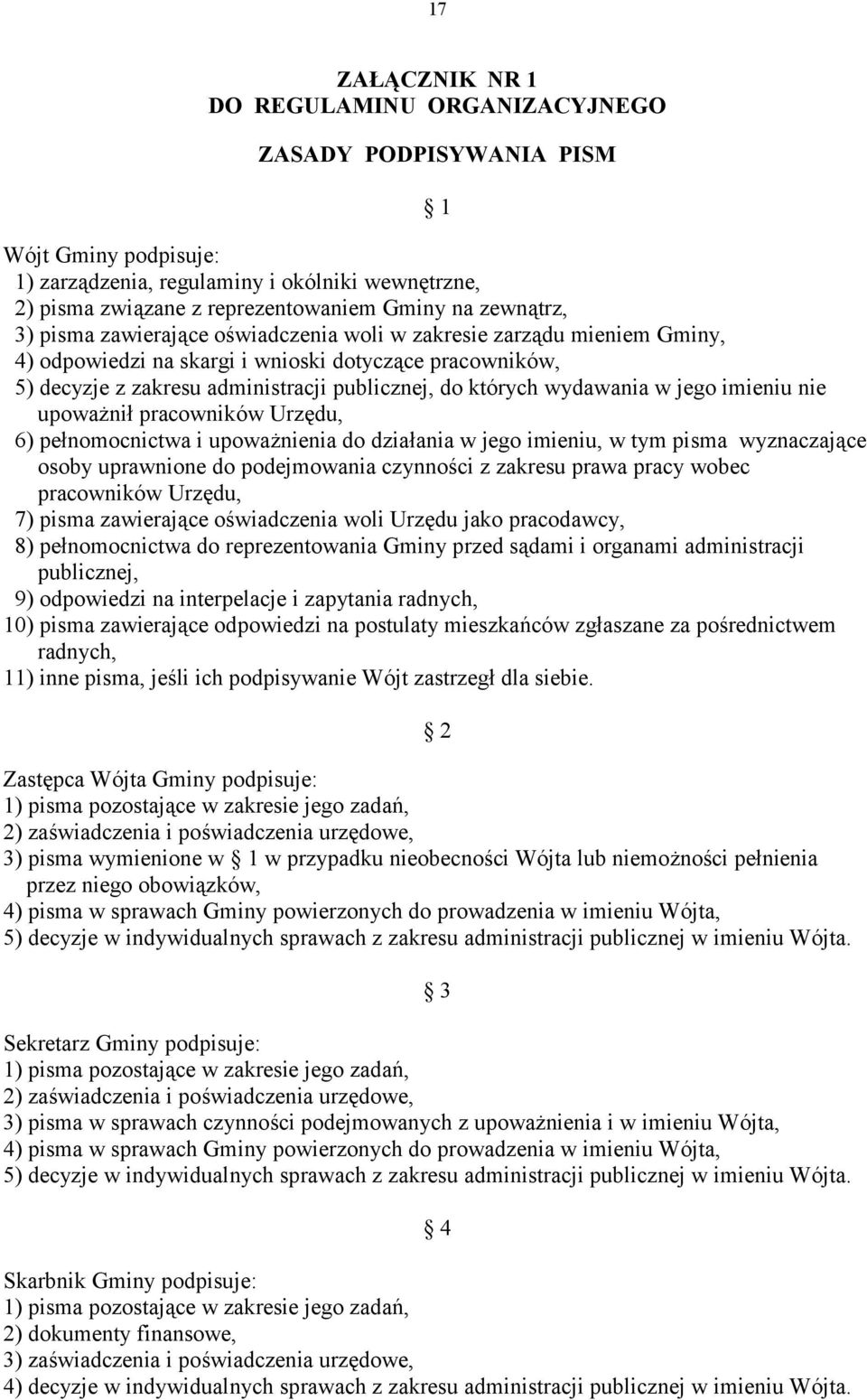 jego imieniu nie upowa2ni. pracowników Urz%du, 6) pe.nomocnictwa i upowa2nienia do dzia.