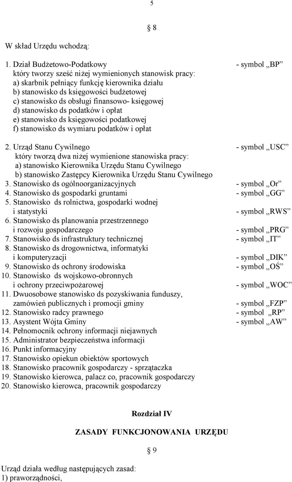 at e) stanowisko ds ksi%gowo6ci podatkowej f) stanowisko ds wymiaru podatków i op.at 2.