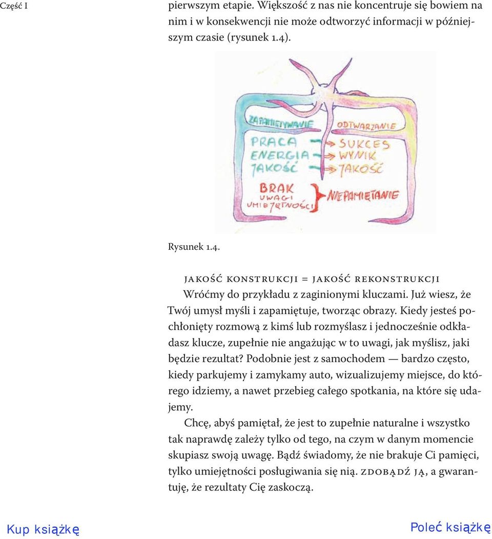 Kiedy jesteś pochłonięty rozmową z kimś lub rozmyślasz i jednocześnie odkładasz klucze, zupełnie nie angażując w to uwagi, jak myślisz, jaki będzie rezultat?