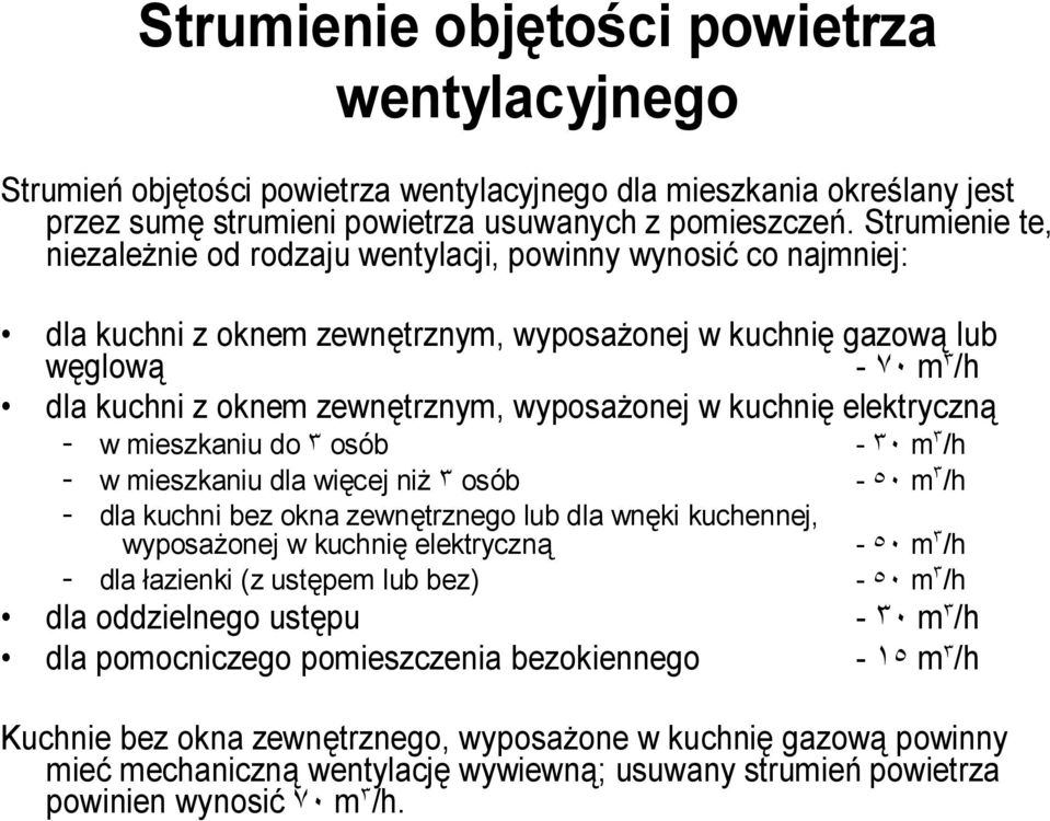 wyposażonej w kuchnię elektryczną - w mieszkaniu do ٣ osób - w mieszkaniu dla więcej niż ٣ osób - dla kuchni bez okna zewnętrznego lub dla wnęki kuchennej, wyposażonej w kuchnię elektryczną - dla