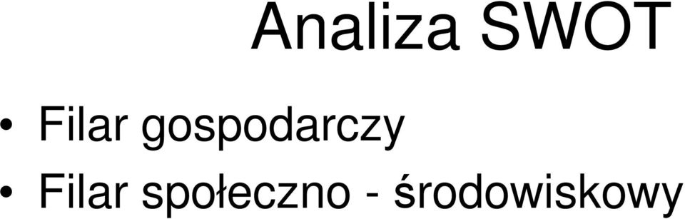 Analiza SWOT 