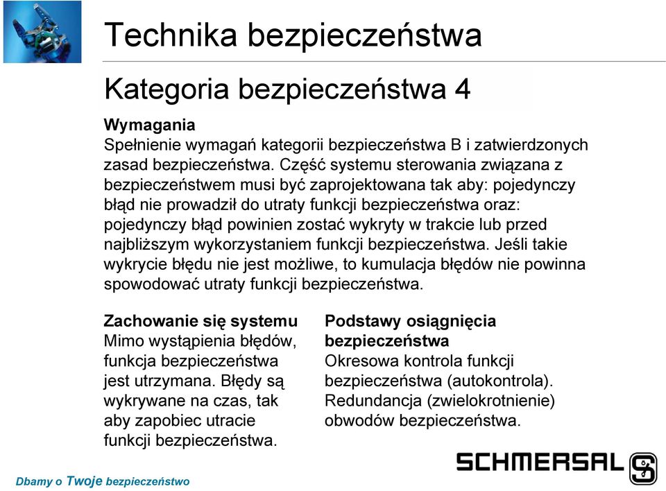 powinien zostać wykryty w trakcie lub przed najbliższym wykorzystaniem funkcji.