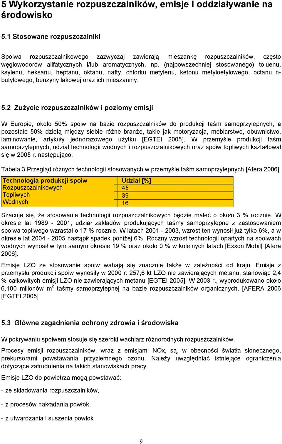 (najpowszechniej stosowanego) toluenu, ksylenu, heksanu, heptanu, oktanu, nafty, chlorku metylenu, ketonu metyloetylowego, octanu n- butylowego, benzyny lakowej oraz ich mieszaniny. 5.