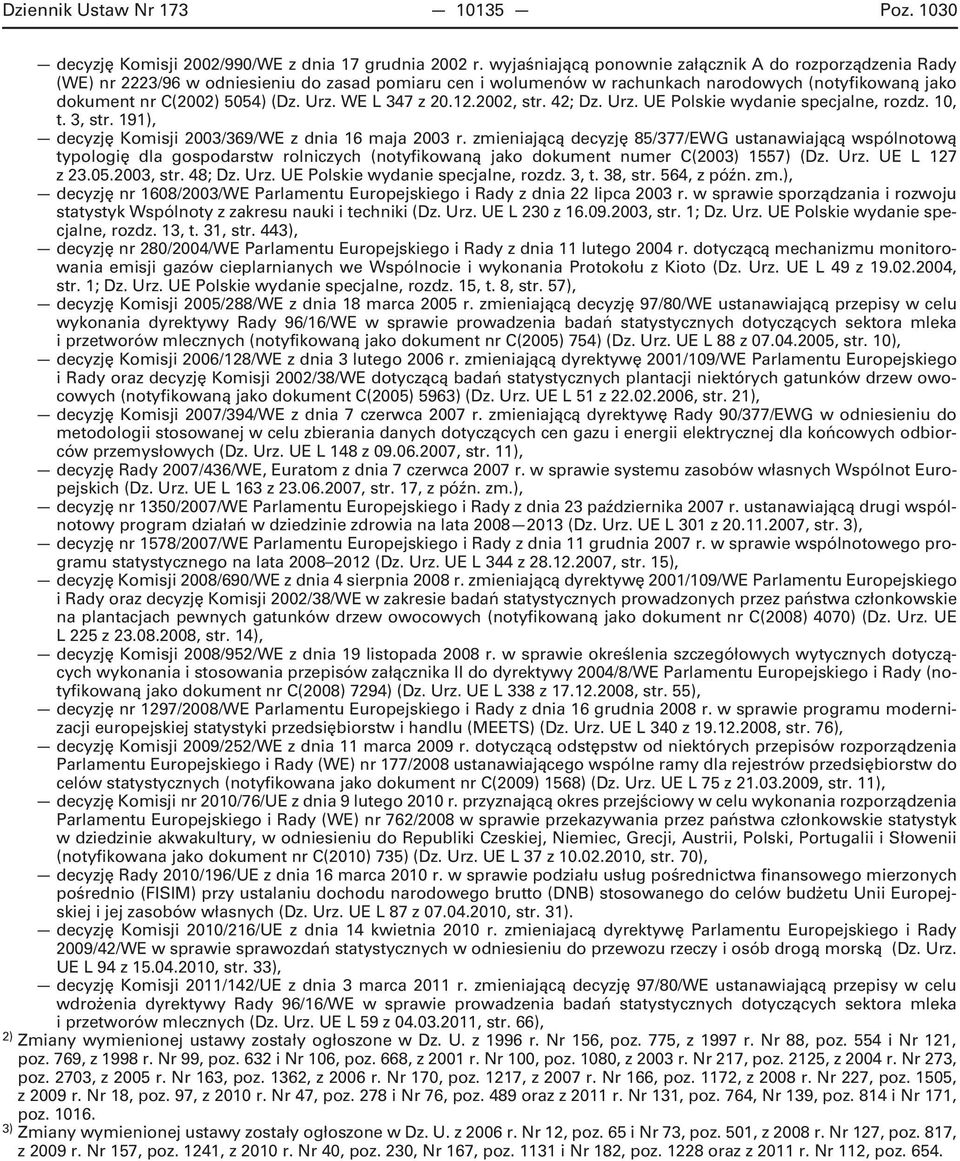 WE L 347 z 20.12.2002, str. 42; Dz. Urz. UE Polskie wydanie specjalne, rozdz. 10, t. 3, str. 191), decyzję Komisji 2003/369/WE z dnia 16 maja 2003 r.