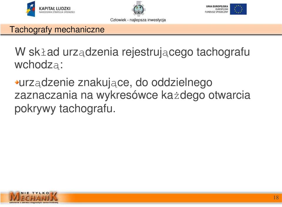 znakujące, do oddzielnego zaznaczania