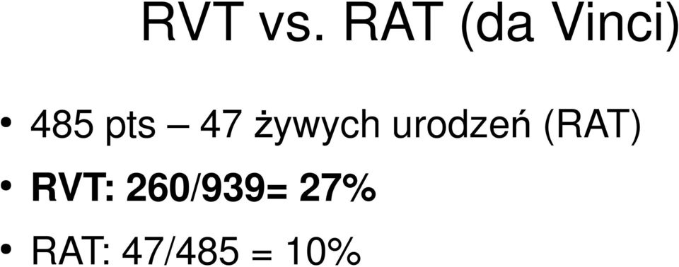 47 żywych urodzeń