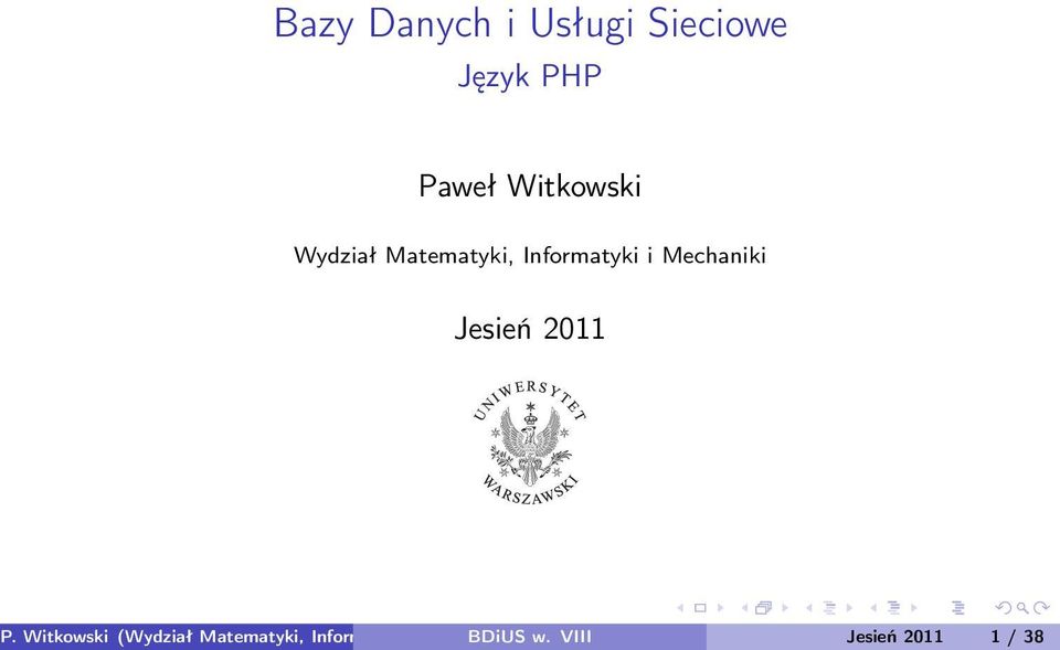 Mechaniki Jesień 2011 P.