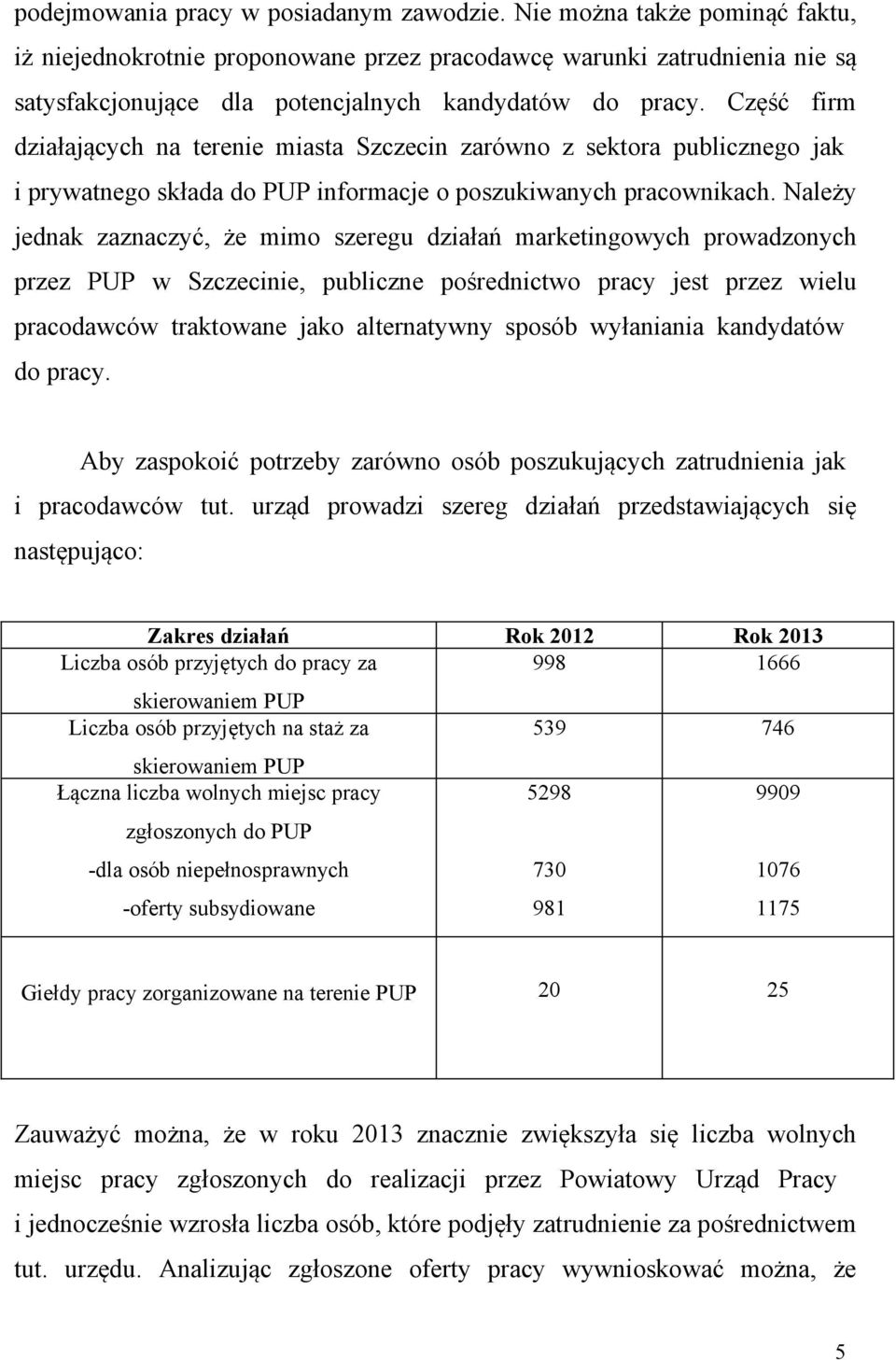 Część firm działających na terenie miasta Szczecin zarówno z sektora publicznego jak i prywatnego składa do PUP informacje o poszukiwanych pracownikach.