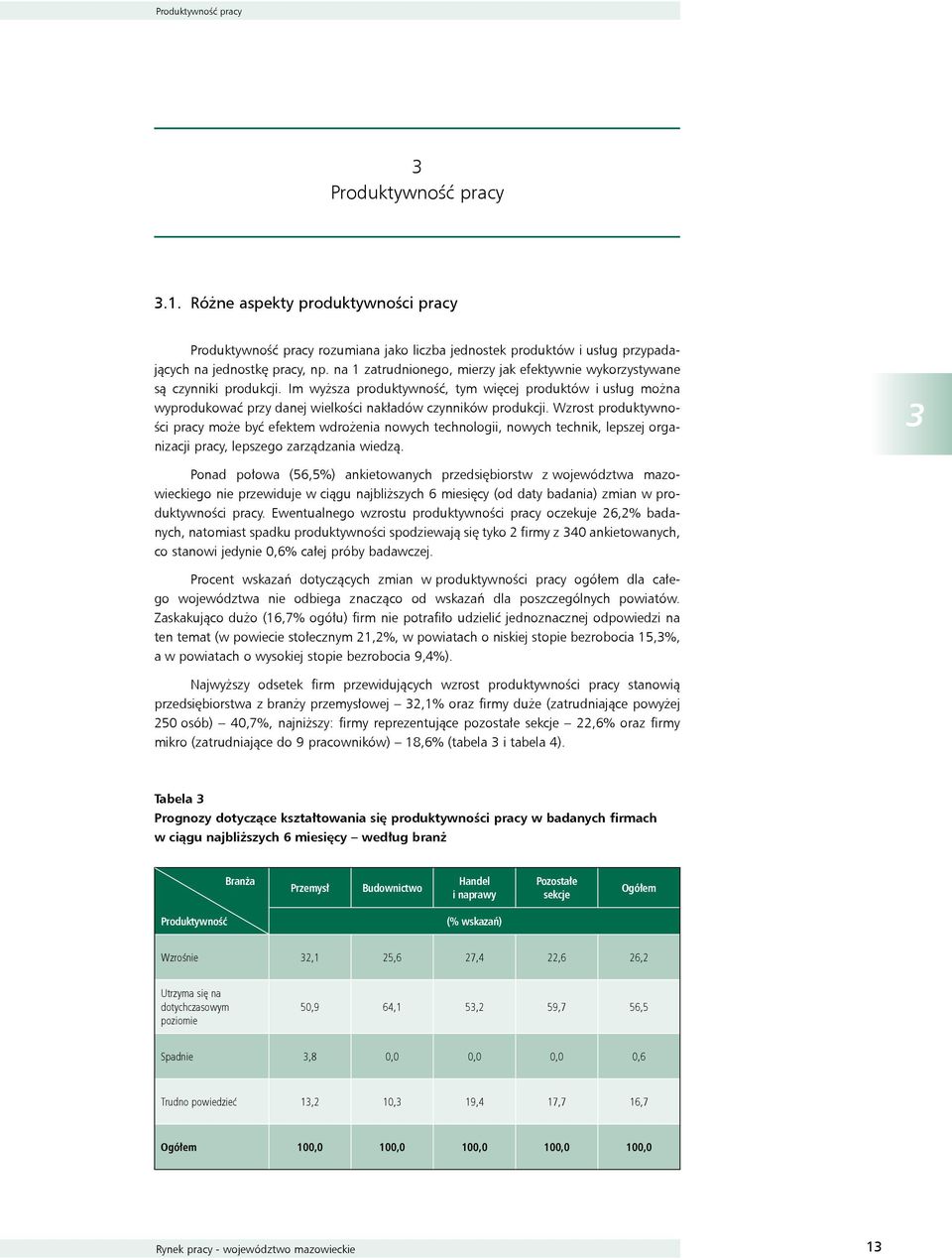 Im wyższa produktywność, tym więcej produktów i usług można wyprodukować przy danej wielkości nakładów czynników produkcji.