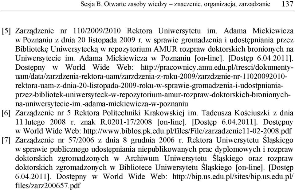 Dostępny w World Wide Web: http://pracownicy.amu.edu.