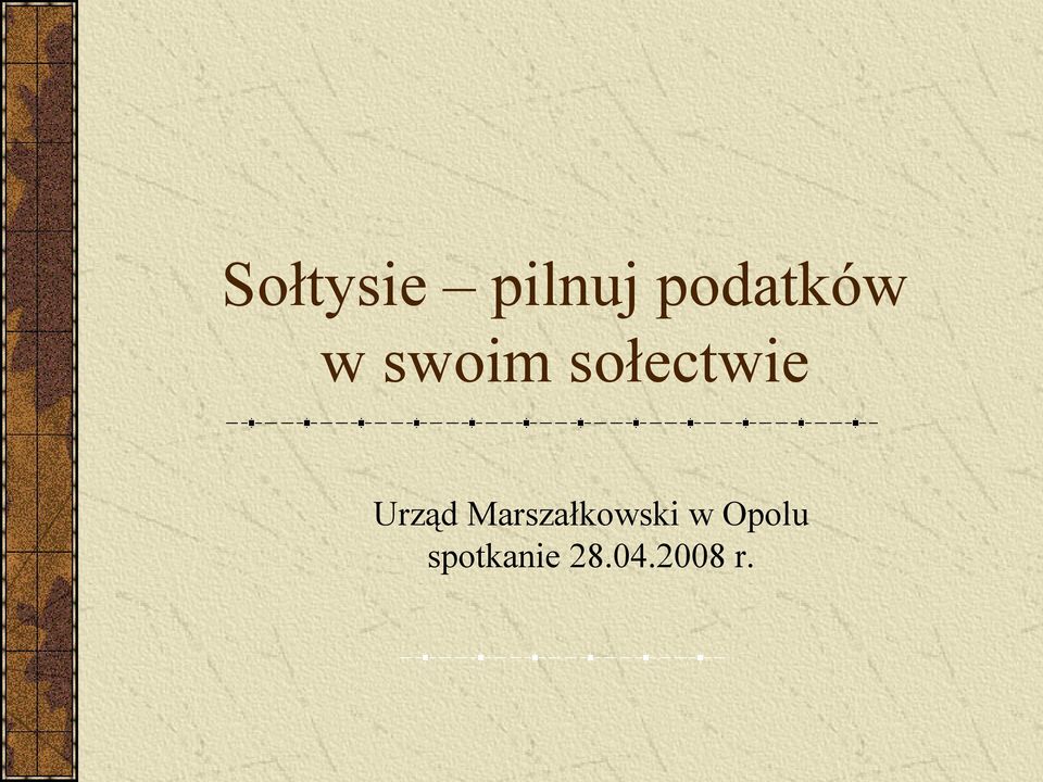 sołectwie Urząd