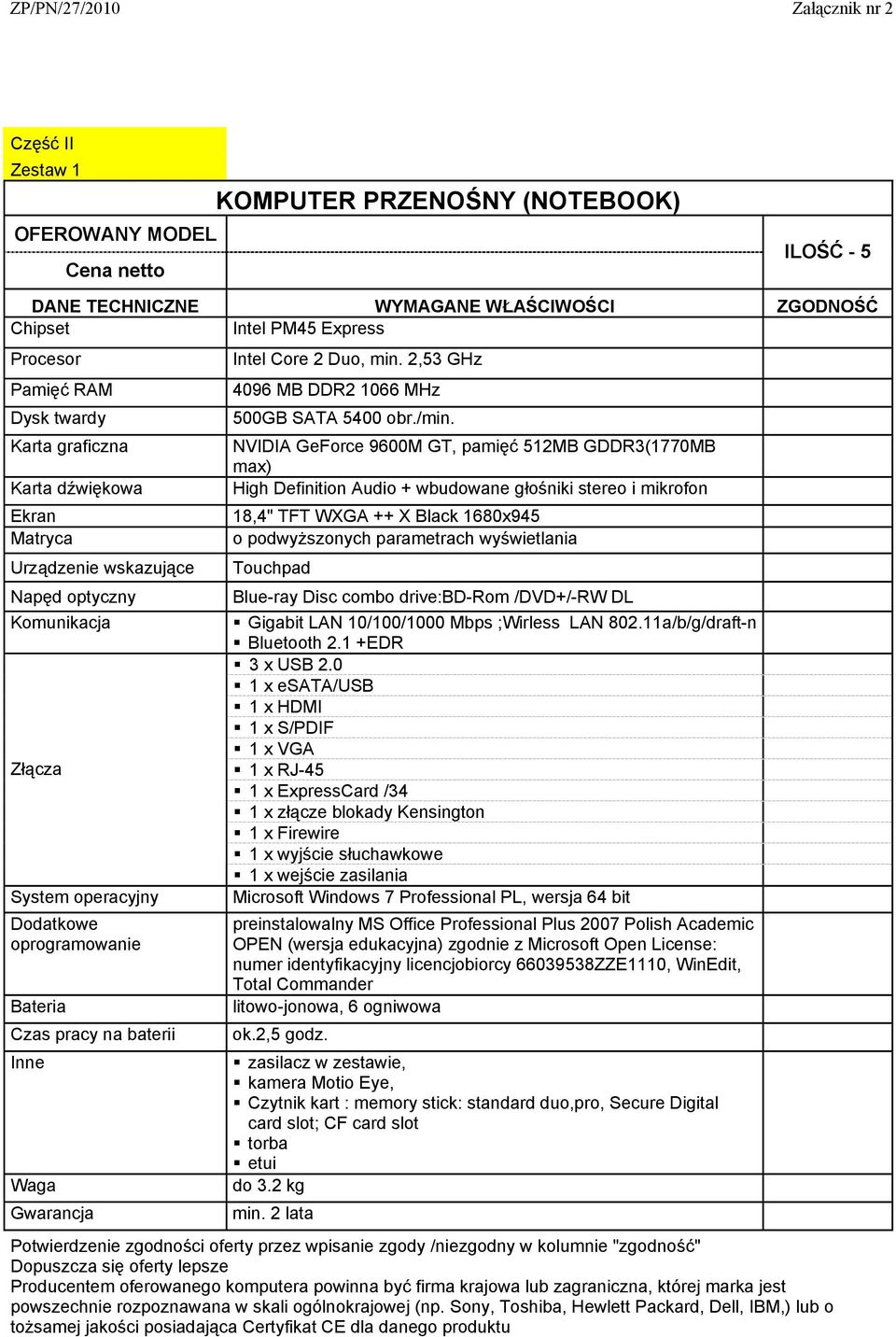 NVIDIA GeForce 9600M GT, pamięć 512MB GDDR3(1770MB max) High Definition Audio + wbudowane głośniki stereo i mikrofon 18,4" TFT WXGA ++ X Black 1680x945 o podwyższonych parametrach wyświetlania