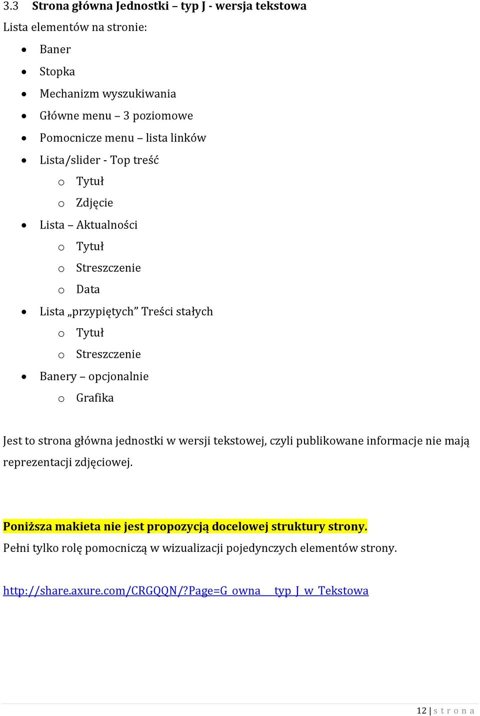 Jest to strona główna jednostki w wersji tekstowej, czyli publikowane informacje nie mają reprezentacji zdjęciowej.