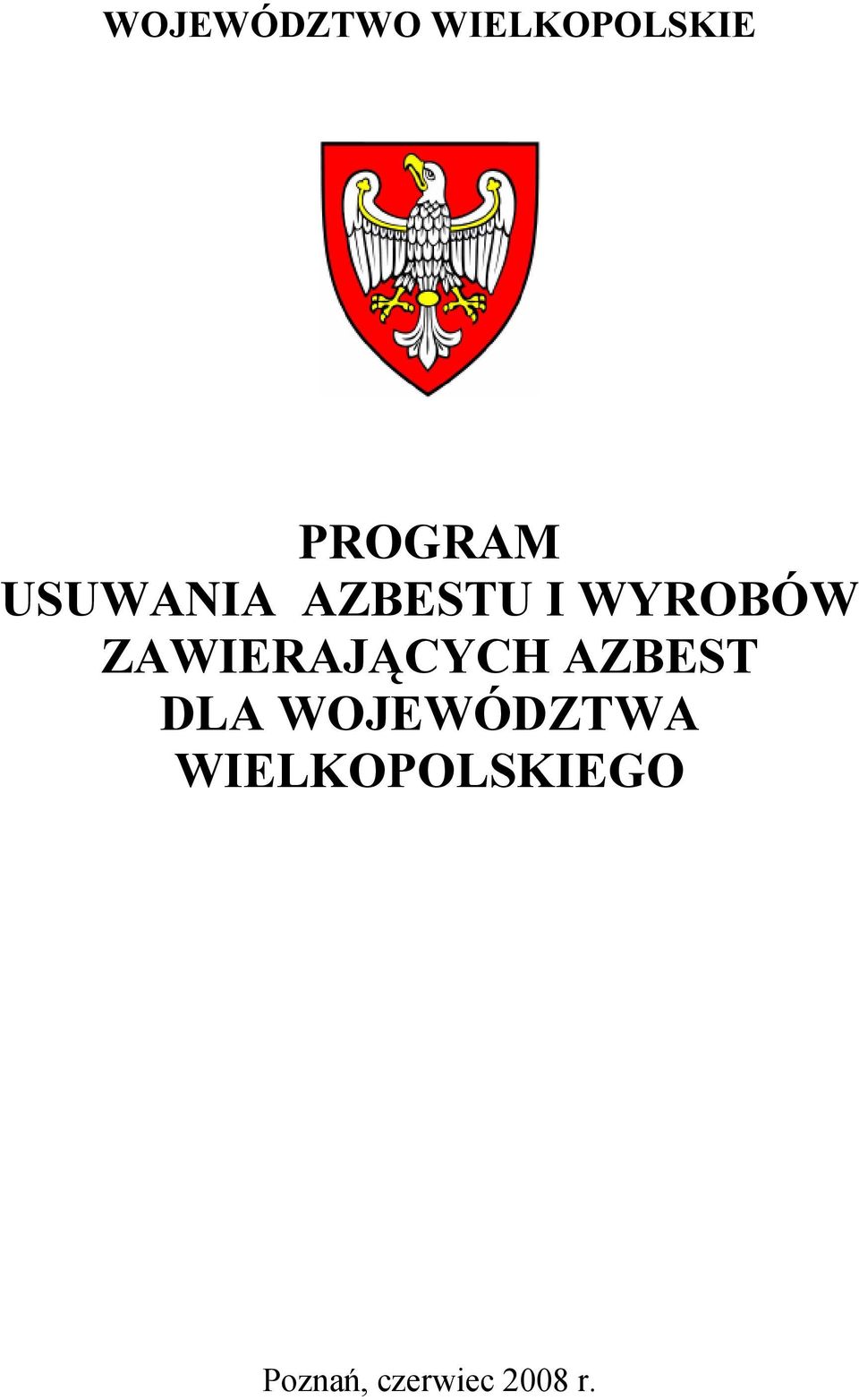 ZAWIERAJĄCYCH AZBEST DLA