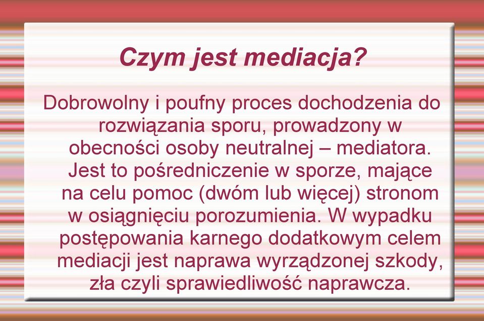 neutralnej mediatora.