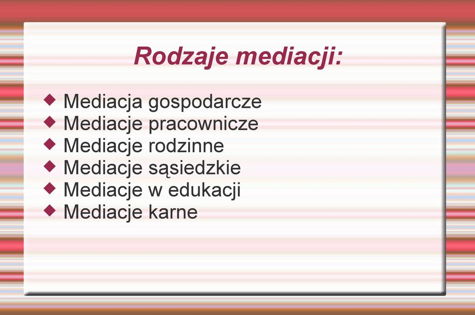 Mediacje rodzinne Mediacje