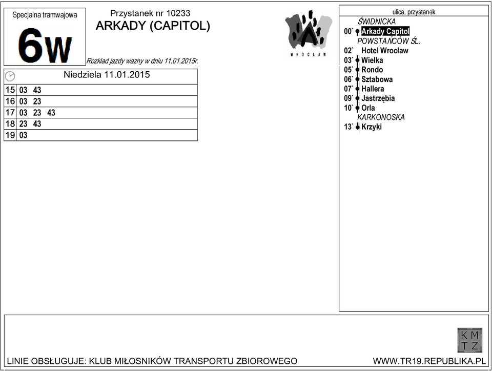 00` Arkady Capitol 02` Hotel Wrocław 03` Wielka 05`