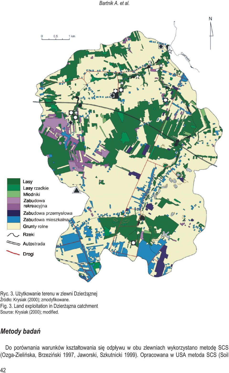 Land exploitation in Dzier ¹zna catchment Source: Krysiak (2000); modified.