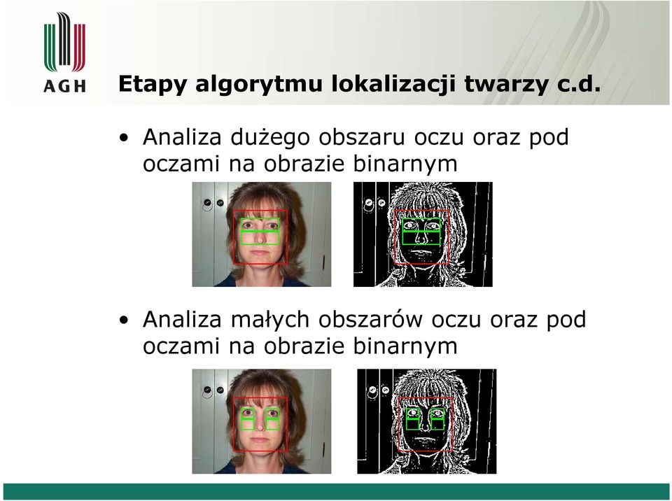 na obrazie binarnym A li ł h b ó d Analiza