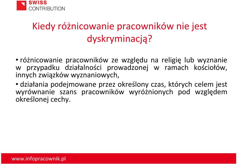 prowadzonej w ramach kościołów, innych związków wyznaniowych, działania podejmowane