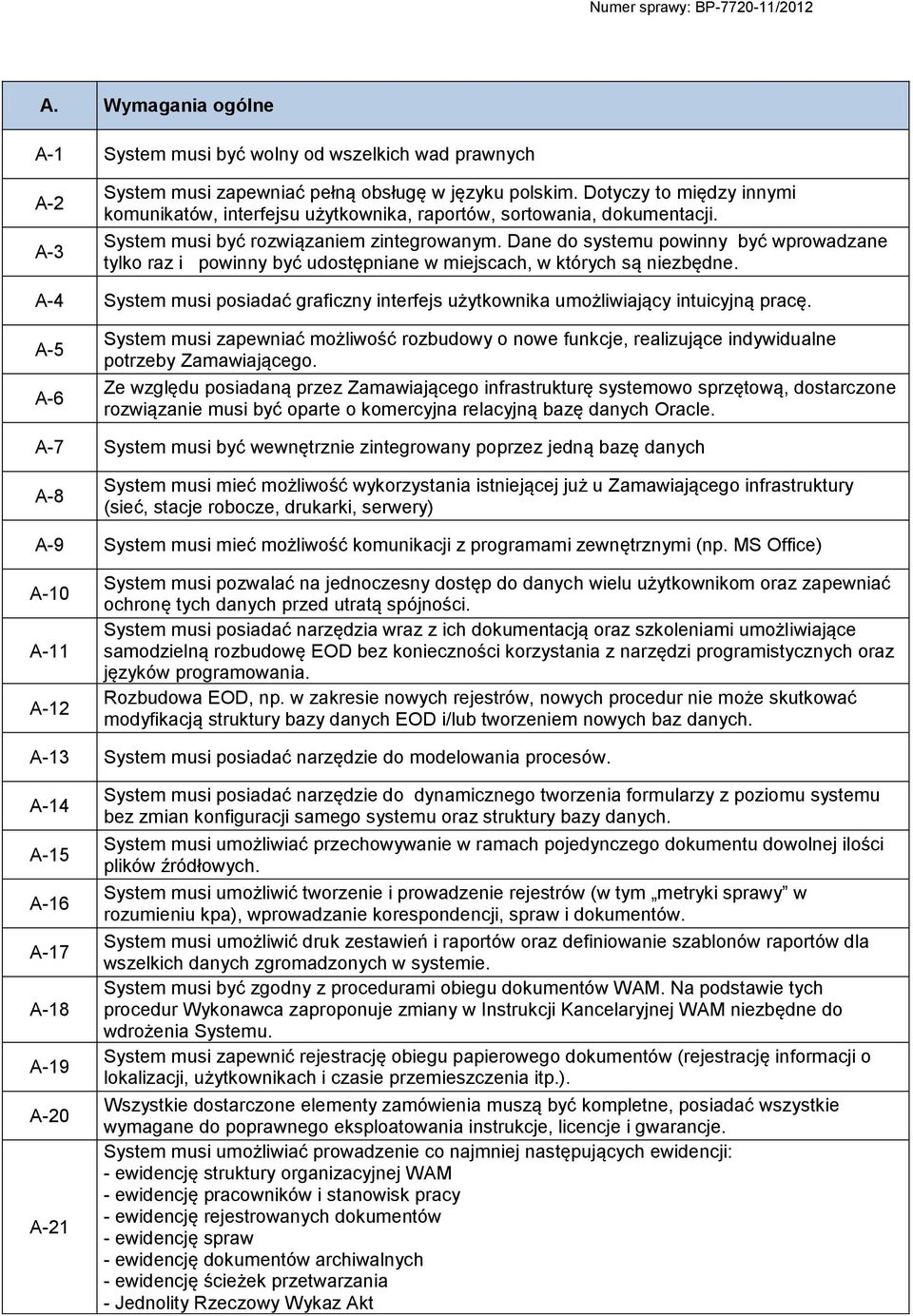 Dane do systemu powinny być wprowadzane tylko raz i powinny być udostępniane w miejscach, w których są niezbędne.