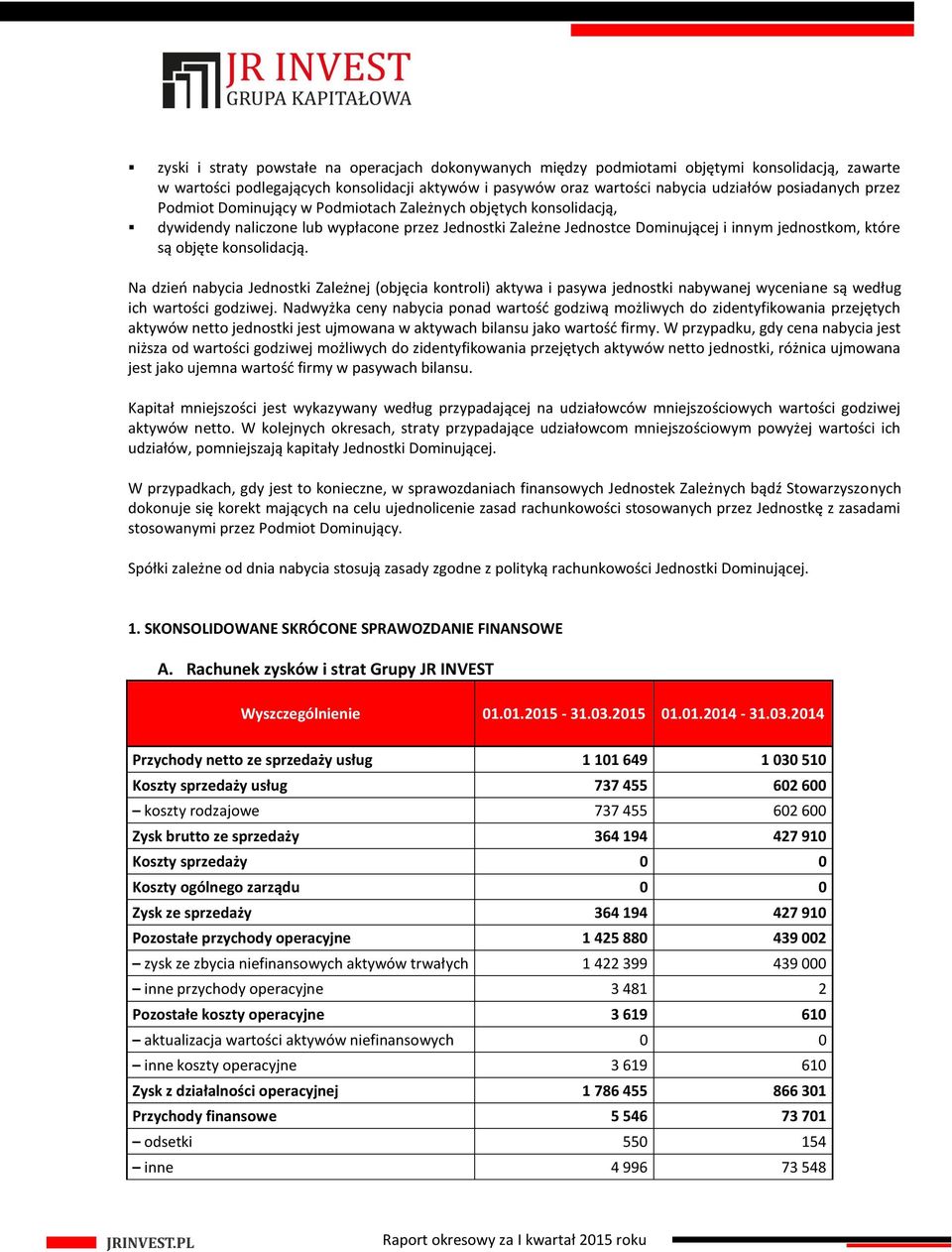 Na dzień nabycia Jednostki Zależnej (objęcia kontroli) aktywa i pasywa jednostki nabywanej wyceniane są według ich wartości godziwej.