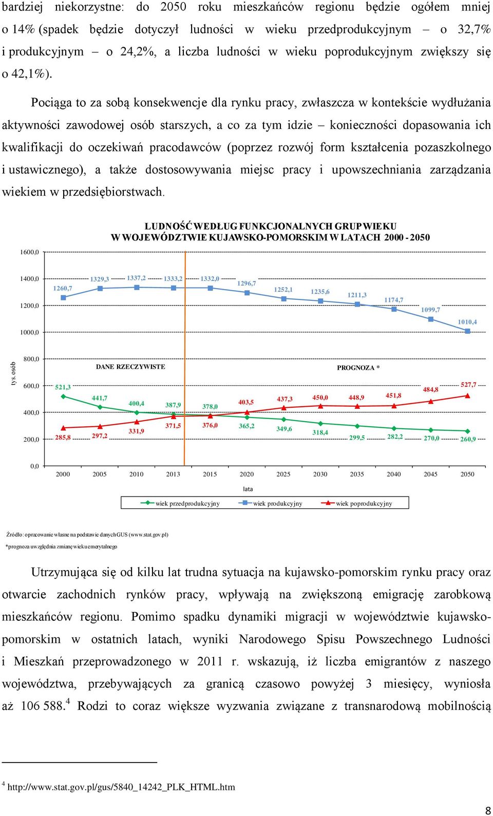 Pociąga to za sobą konsekwencje dla rynku pracy, zwłaszcza w kontekście wydłużania aktywności zawodowej osób starszych, a co za tym idzie konieczności dopasowania ich kwalifikacji do oczekiwań