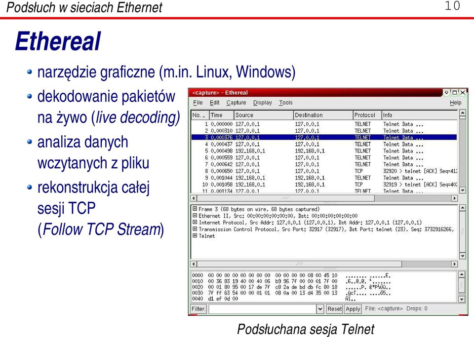 decoding) analiza danych wczytanych z pliku