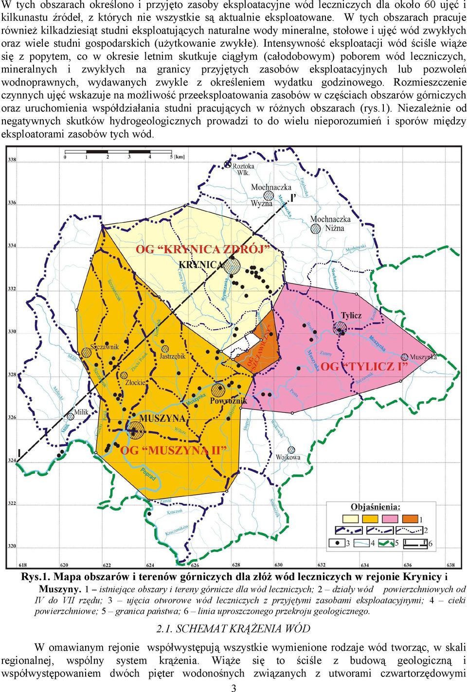 Intensywność eksploatacji wód ściśle wiąże się z popytem, co w okresie letnim skutkuje ciągłym (całodobowym) poborem wód leczniczych, mineralnych i zwykłych na granicy przyjętych zasobów