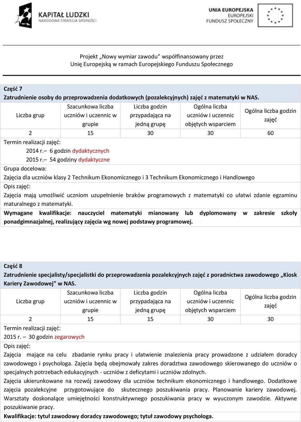 zdanie egzaminu maturalneg z matematyki. Wymagane kwalifikacje: nauczyciel matematyki mianwany lub dyplmwany w zakresie szkły pnadgimnazjalnej, realizujący zajęcia wg nwej pdstawy prgramwej.