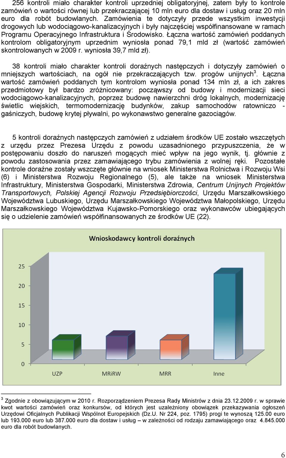 Zamówienia te dotyczyły przede wszystkim inwestycji drogowych lub wodociągowo-kanalizacyjnych i były najczęściej współfinansowane w ramach Programu Operacyjnego Infrastruktura i Środowisko.