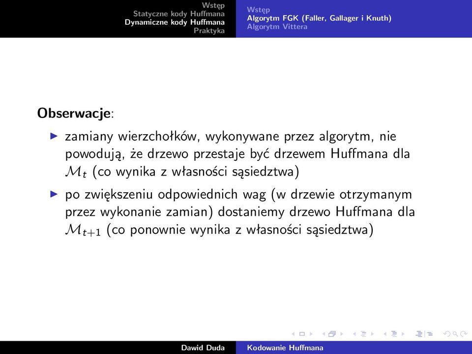 sąsiedztwa) po zwiększeniu odpowiednich wag (w drzewie otrzymanym przez