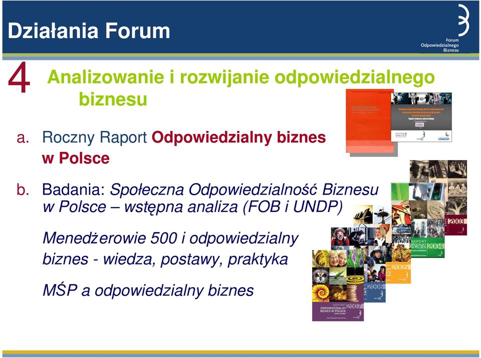 Badania: Społeczna Odpowiedzialność Biznesu w Polsce wstępna analiza (FOB