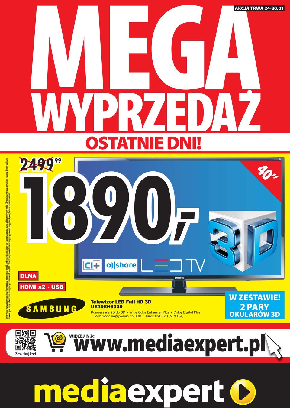 Informacje nie stanowią oferty w rozumieniu art. 66 1K.C.. W niektórych przypadkach zestawy lub pakiety promocyjne mogą być dostępne wyłącznie w sklepach detalicznych.