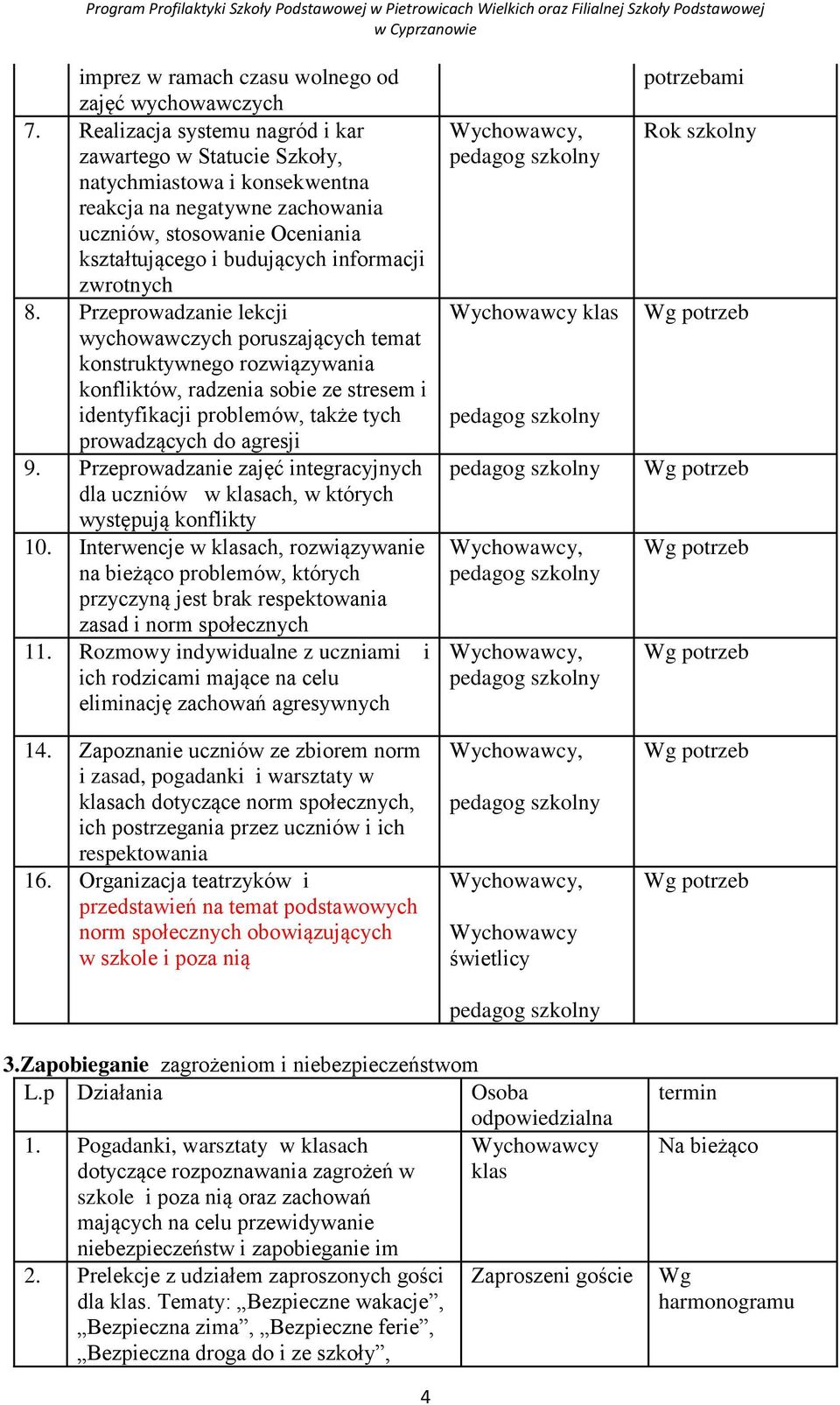 zwrotnych 8.