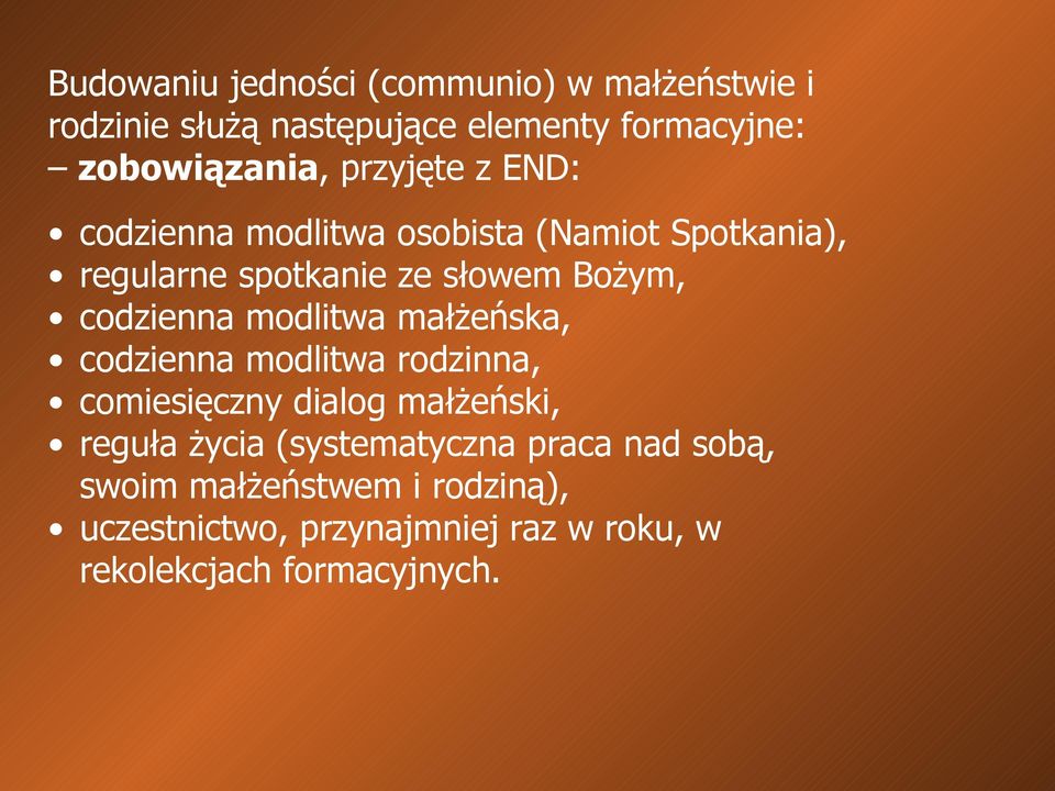 codzienna modlitwa małżeńska, codzienna modlitwa rodzinna, comiesięczny dialog małżeński, reguła życia