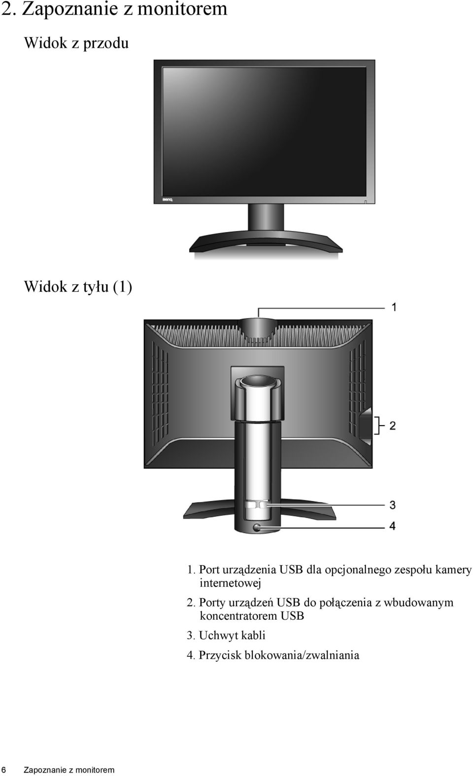 Porty urządzeń USB do połączenia z wbudowanym koncentratorem USB 3.