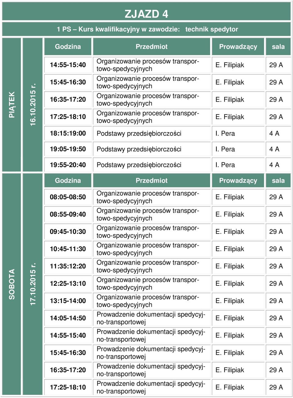 Pera 4 A  Pera 4 A  Pera 4 A 17.10.