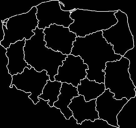 Realizacje beton wałowany Polska Główne segmenty stosowania RCC w Polsce (realizacje oznaczone na mapie): Drogi lokalne