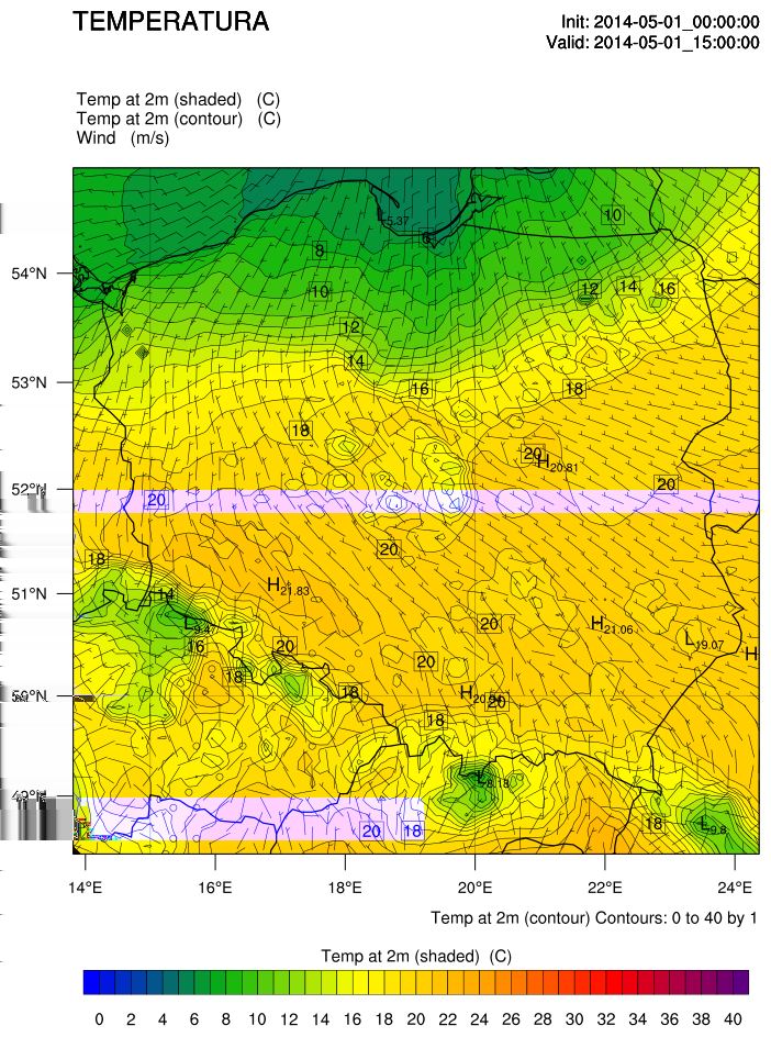 O 15UTC w okolicy Gdańska miałoby być niemal 10 C