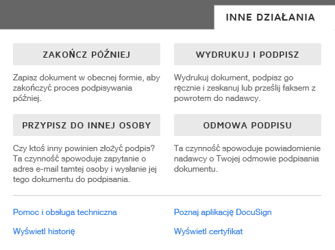 Po zakończeniu dodawania informacji do wszystkich wymaganych znaczników w dokumencie kliknij przycisk w prawej dolnej części ekranu.