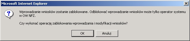 Personel Świadczeniodawcy 44 W przypadku: 17 - wniosek zwolnienia personelu we wszystkich komórkach, przeglądany wniosek wizualnie prezentuje się podobnie do poprzedniego z tą tylko różnicą, że pole